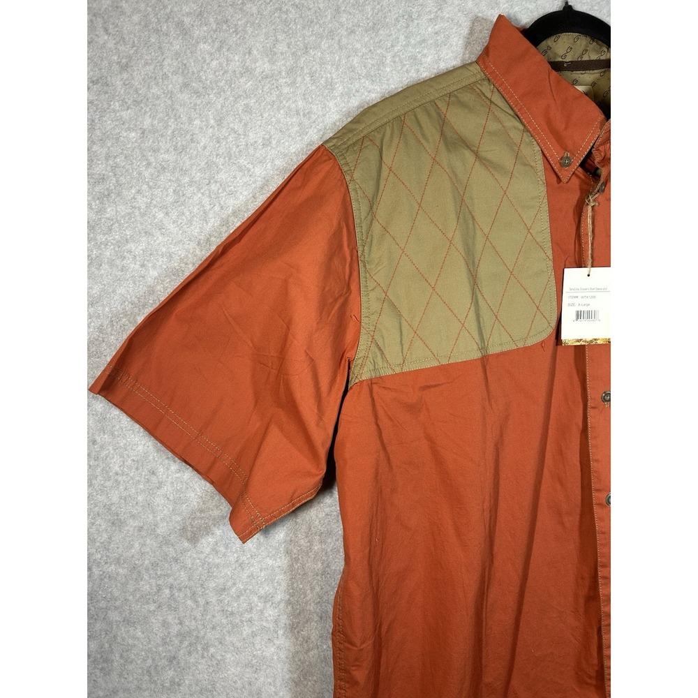 Game Guard Competition Shooter Shirt Mens XL Button Down Terra Cotta Hunting - Picture 3 of 11